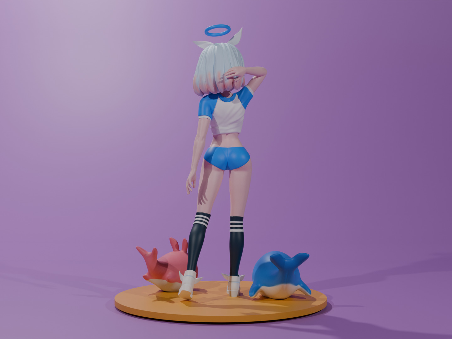 Blue archive - Bloomers Arona 3D print model 3D print model_2