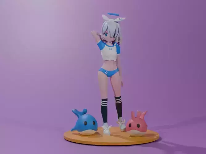 Blue archive - Bloomers Arona 3D print model 3D print model