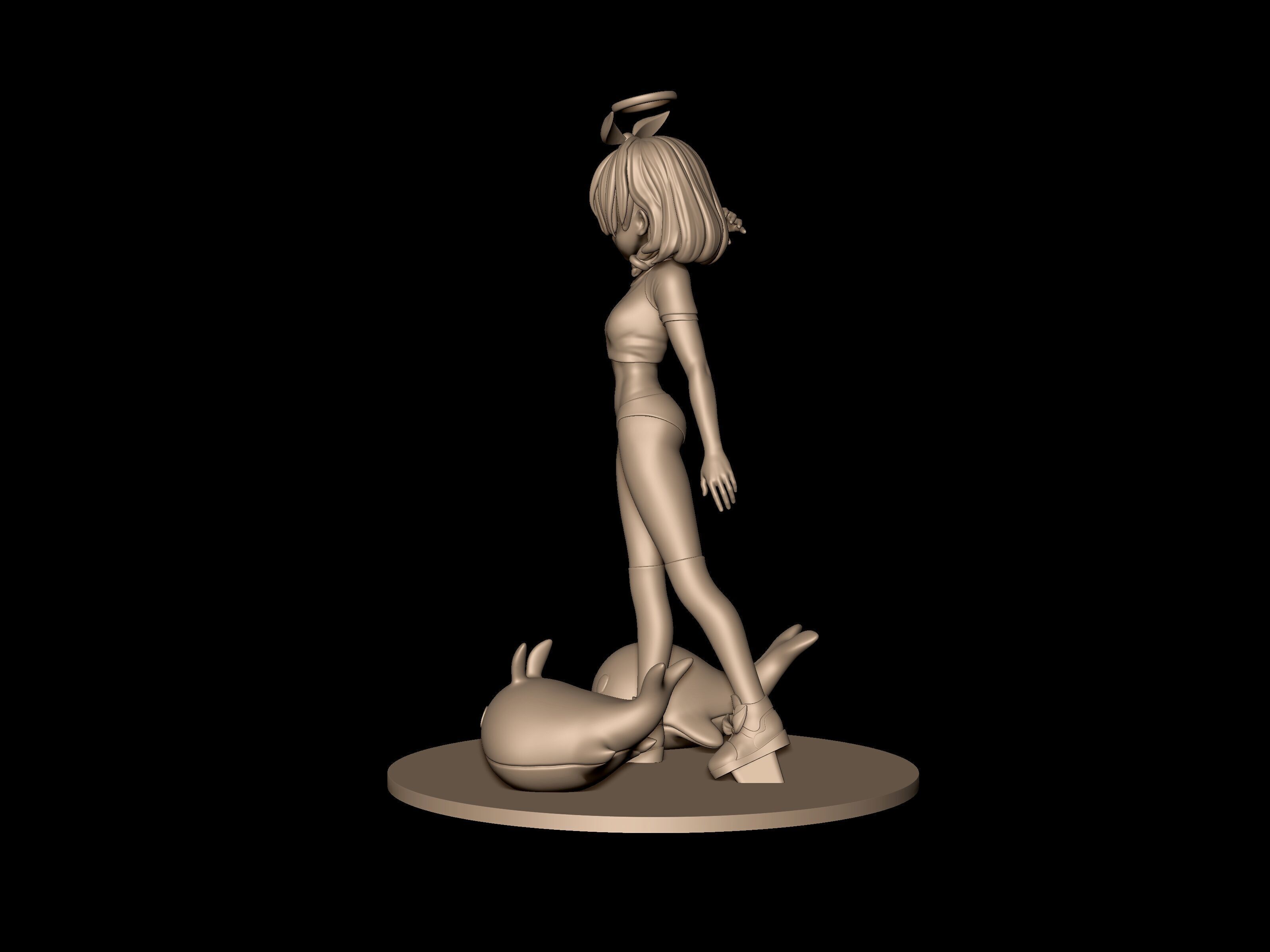 Blue archive - Bloomers Arona 3D print model 3D print model_6