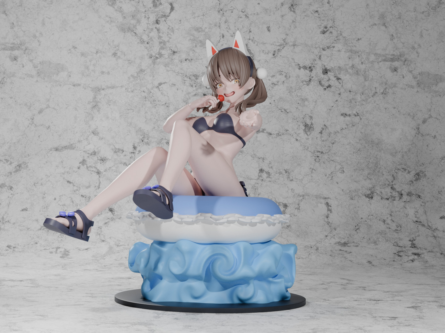 Blue archive - Kazekura Moe 3D print model 3D print model_1