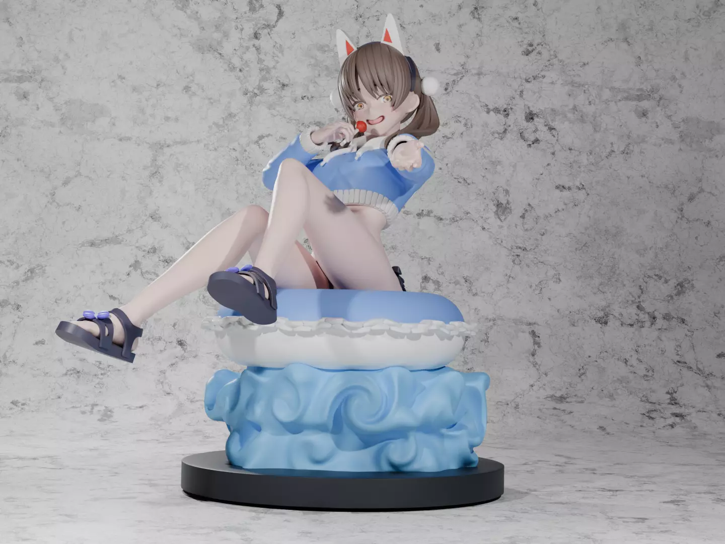 Blue archive - Kazekura Moe 3D print model 3D print model_0