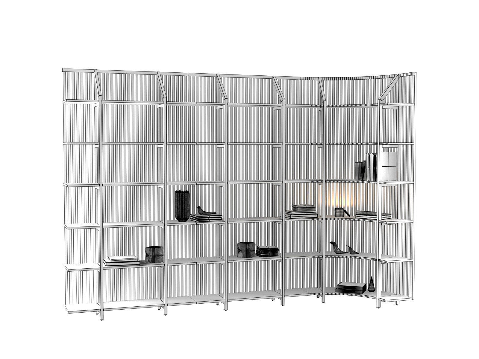 Marechiaro C1 Shelving Unit 3D model_3