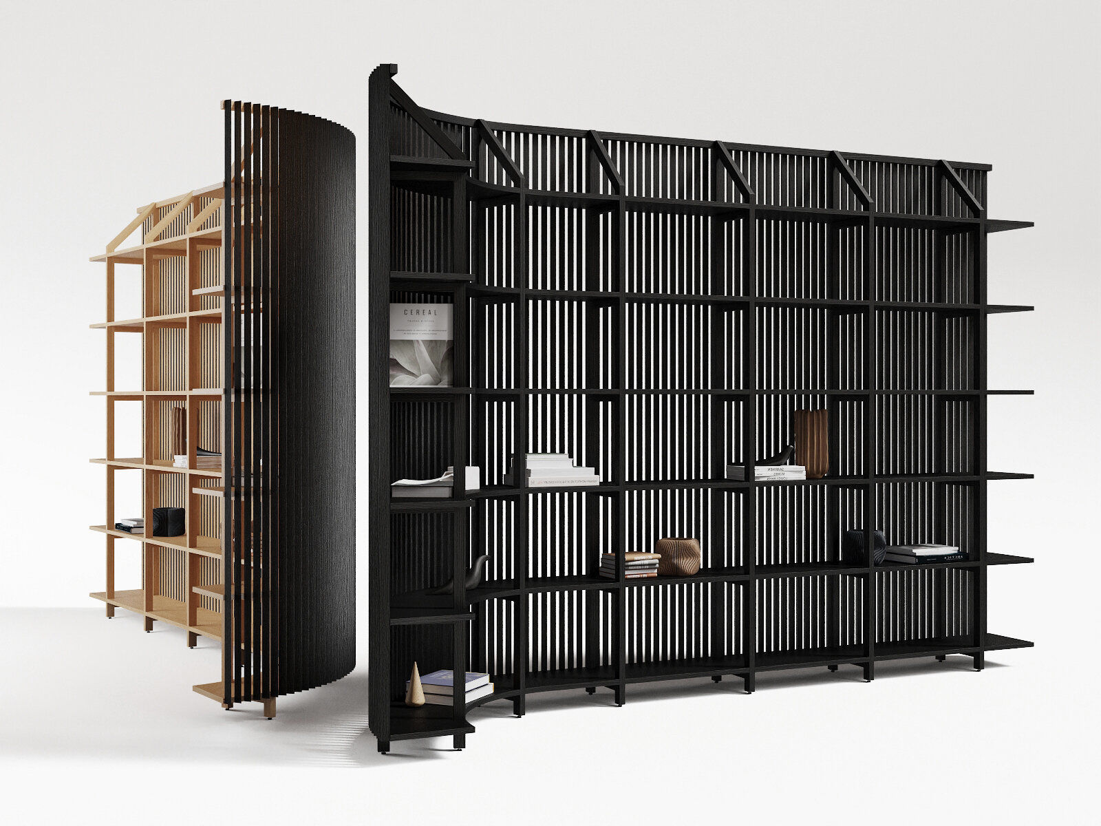 Marechiaro C1 Shelving Unit 3D model_2