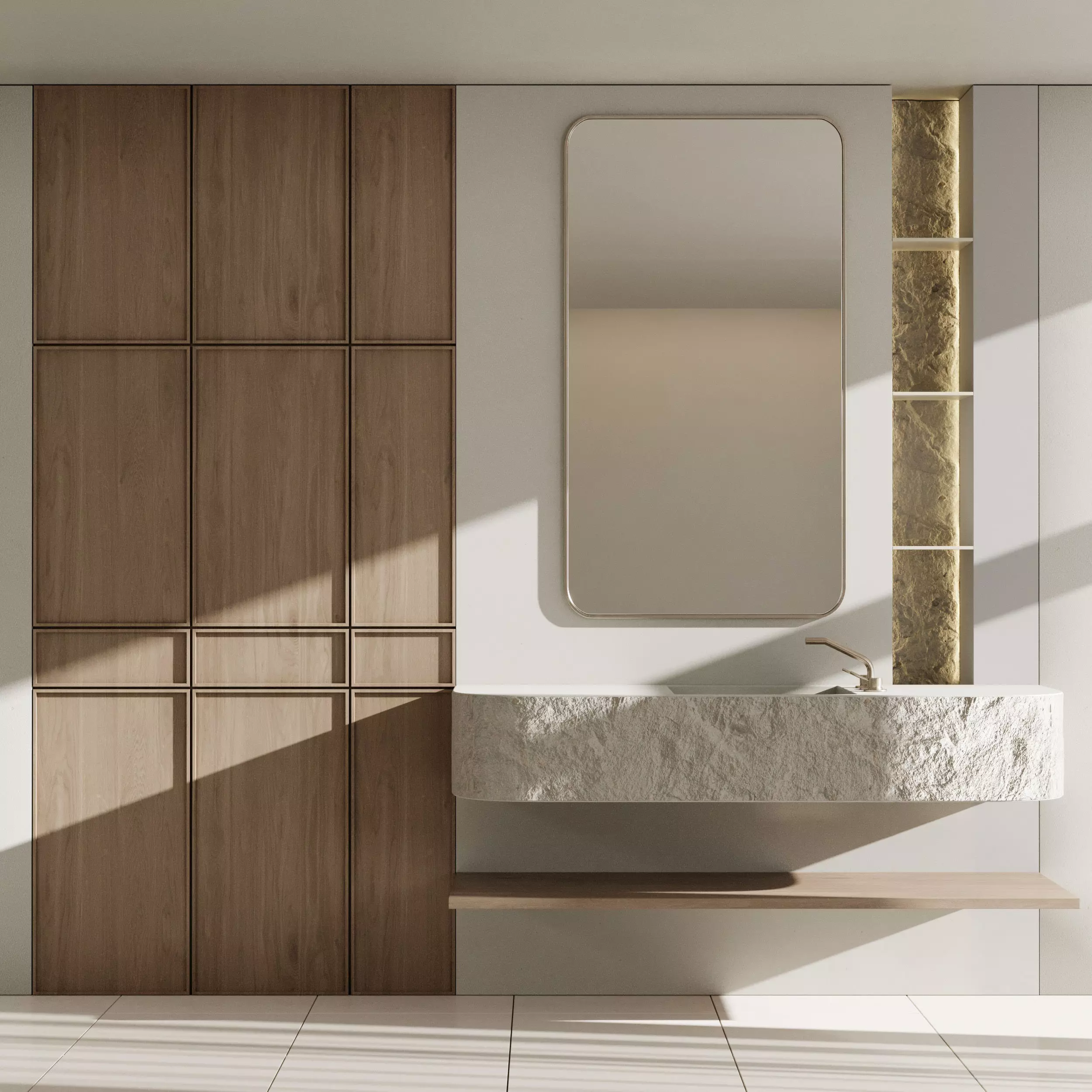 Bathroom furniture by Fauset Bathroom 116 Low-poly 3D model