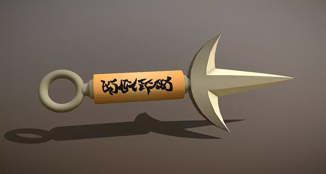 Flying Thunder God Kunai Menato Naruto Free low-poly 3D model