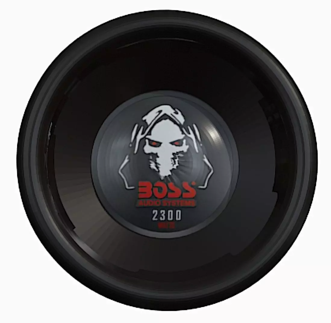 Boss Audio Phantom Car Subwoofer Free low-poly 3D model