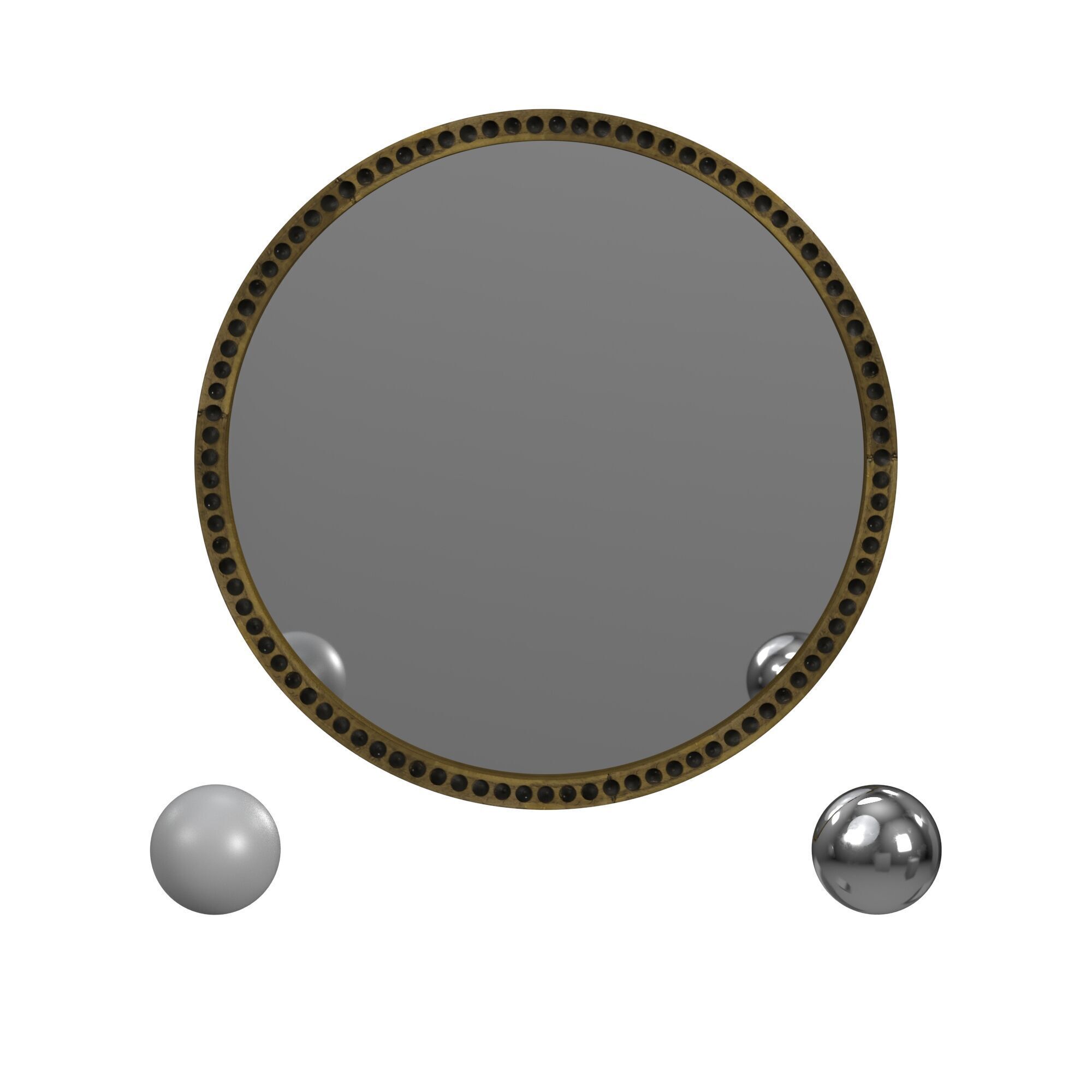 Sansee Wall Mirror 3D model_1