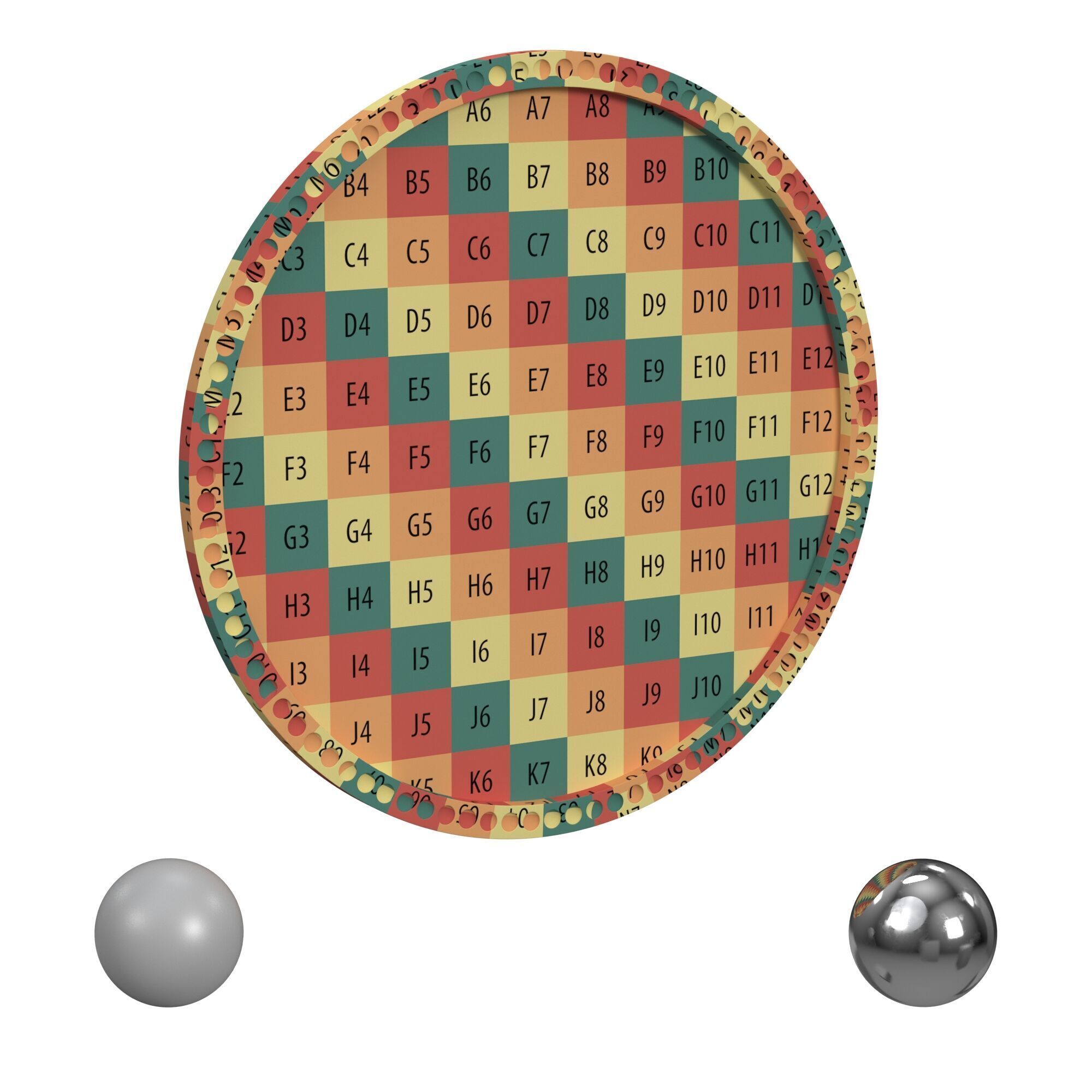 Sansee Wall Mirror 3D model_2