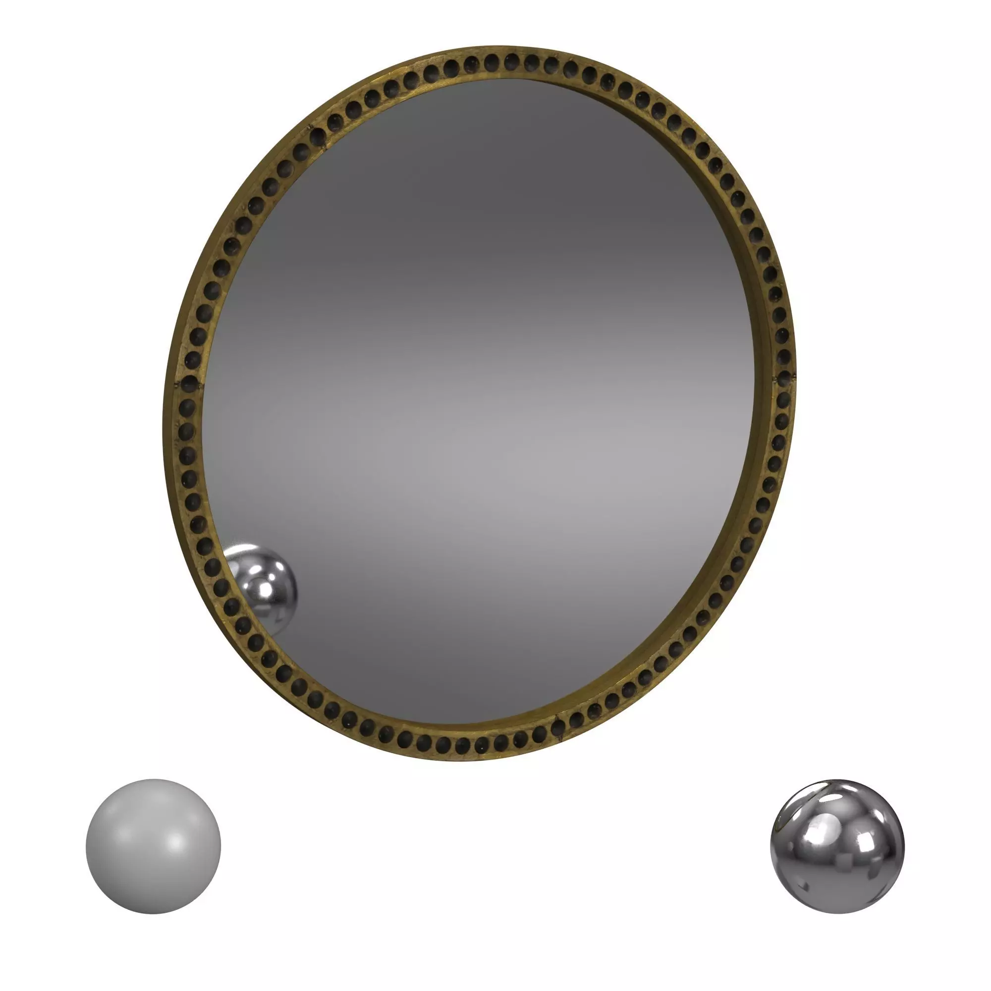 Sansee Wall Mirror 3D model_0