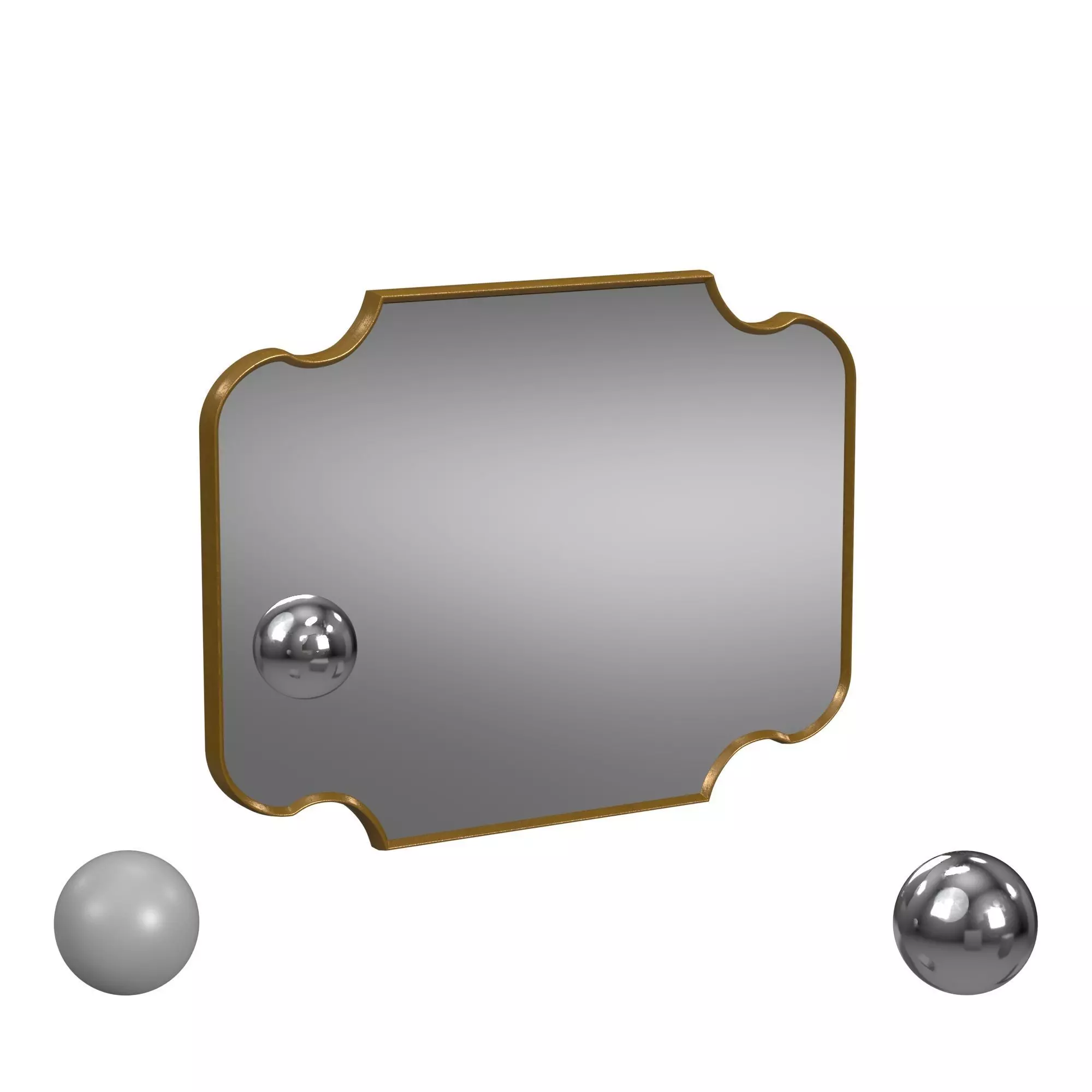 Lyenda Wall Mirror 3D model_0