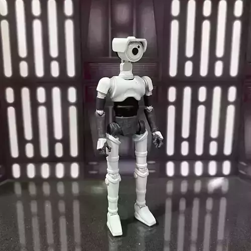 safety droid star wars skeleton crew vintage toy  3D print model