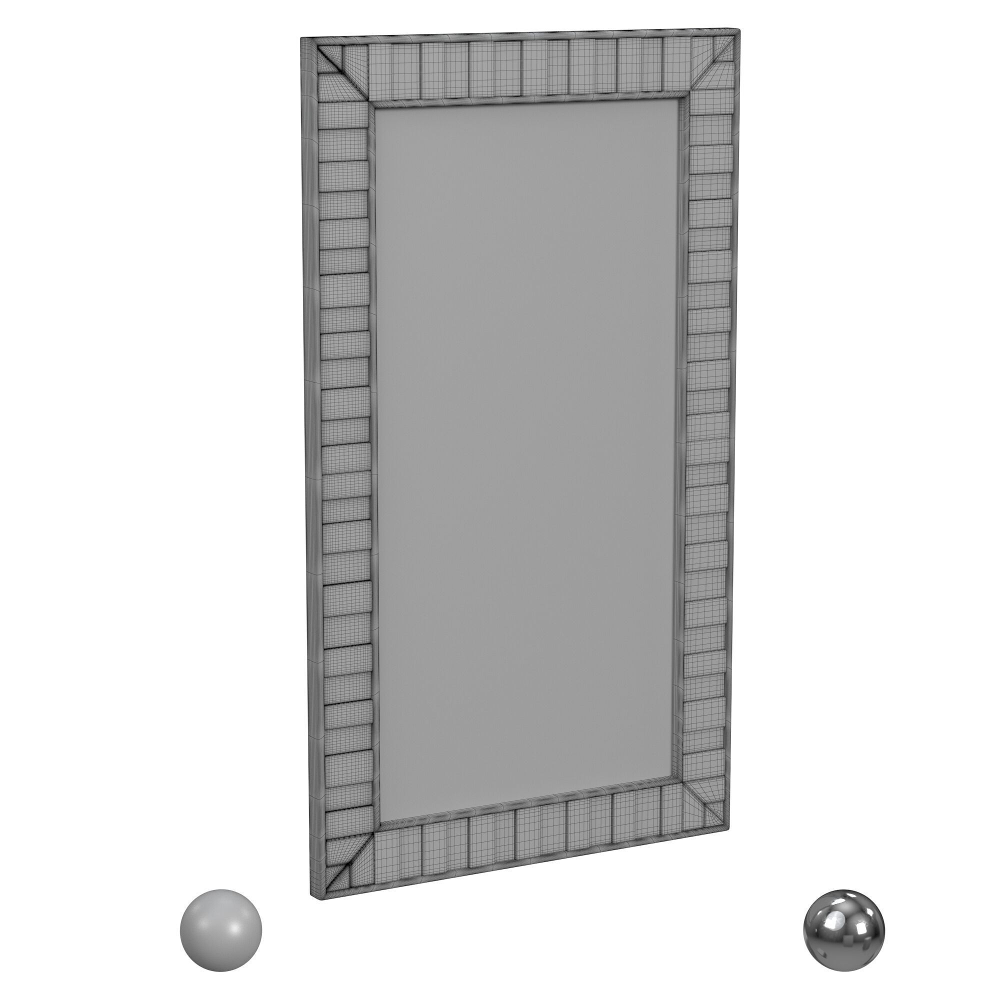 Astrid  Floor Mirror 3D model_3