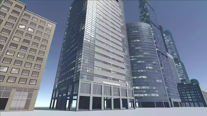 Polygon City Buildings Pack2