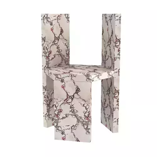 Travertini Pietre   Winged Wooden Chair  Antonio Saporito