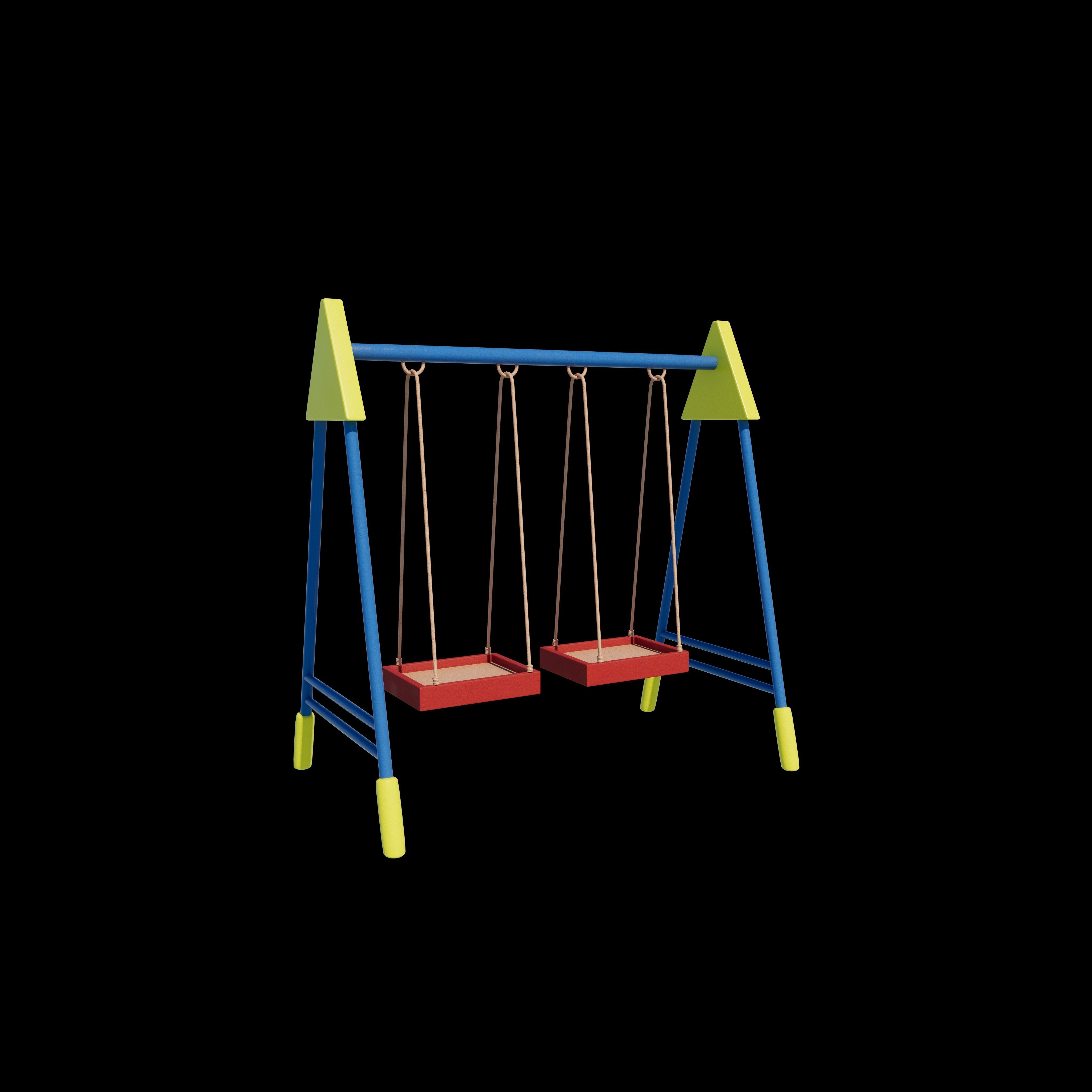 Playground Equipment 3D model_18