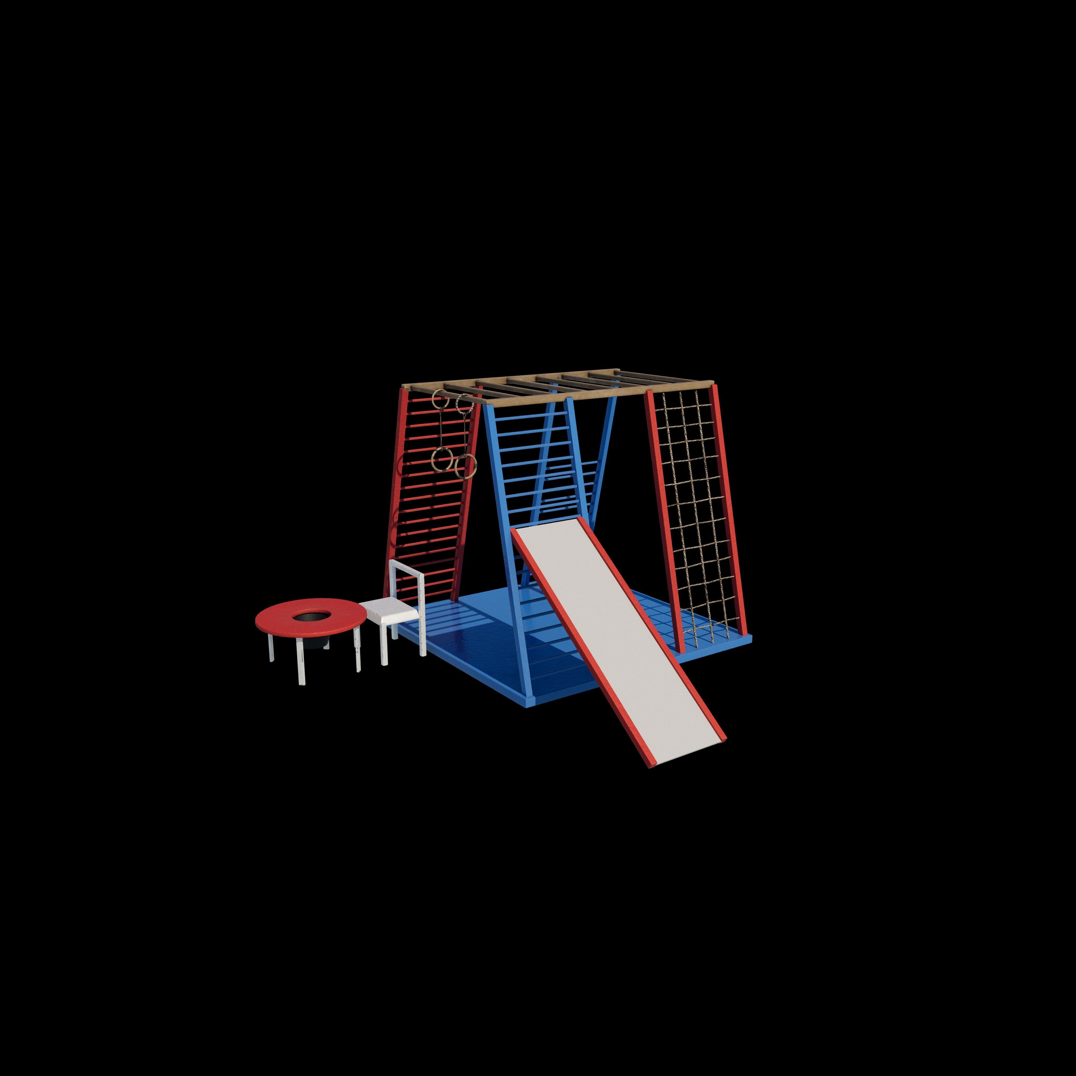 Playground Equipment 3D model_6