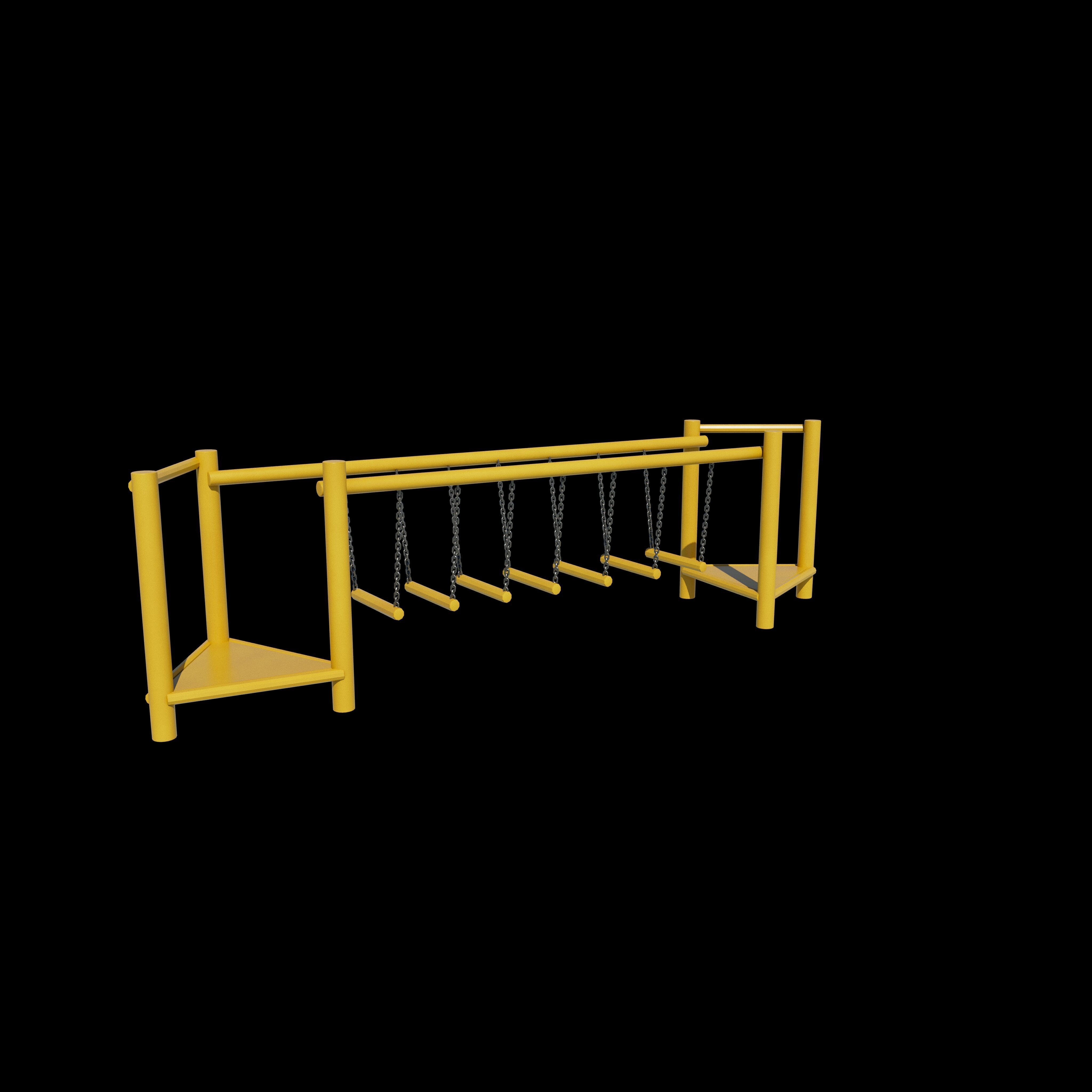Playground Equipment 3D model_19
