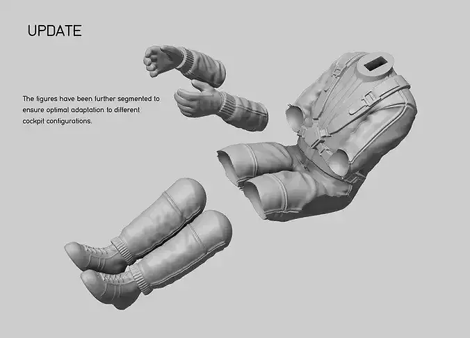 RC-Racer-Pilot plus Co-Pilot 3D print model 3