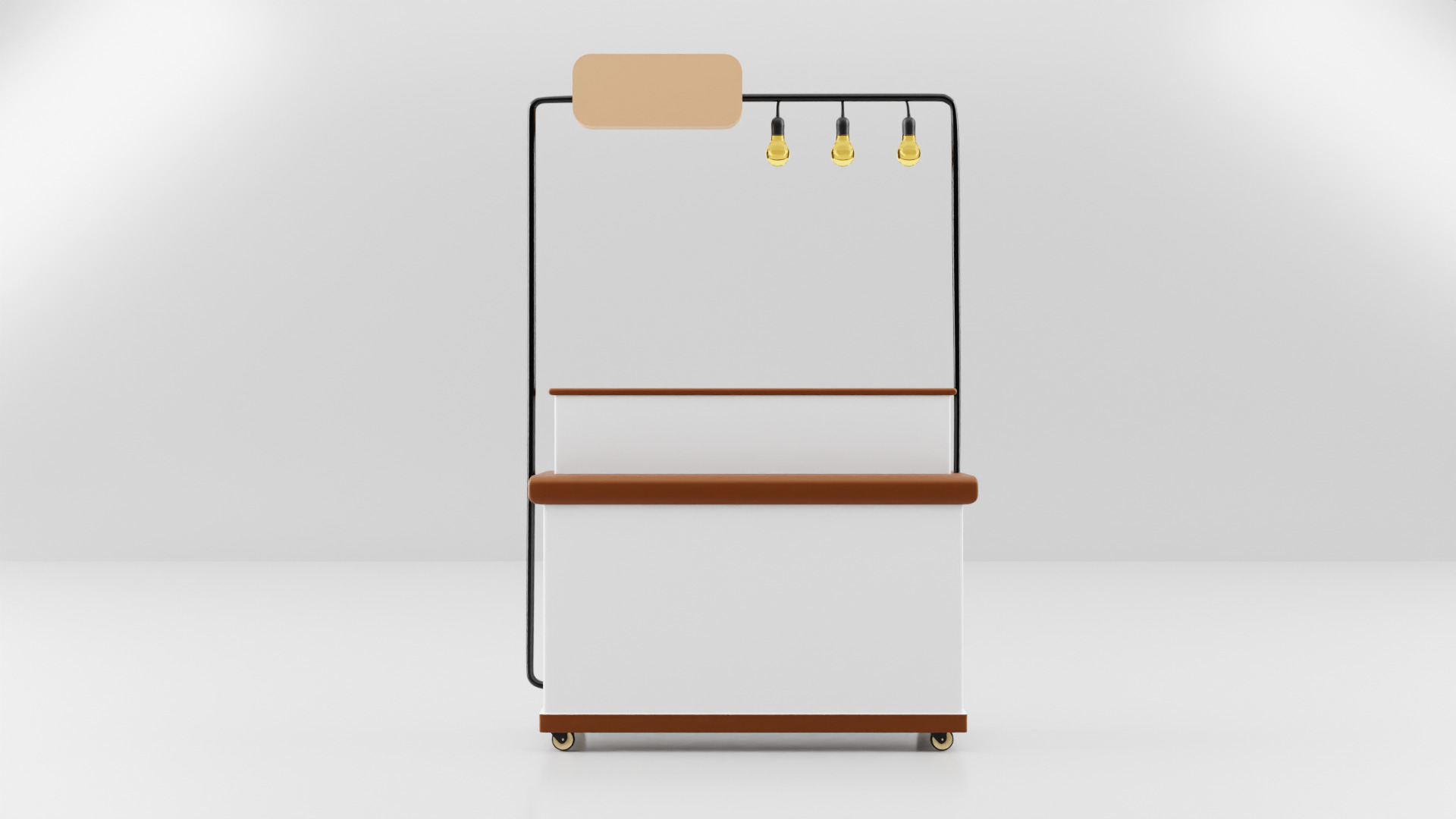 Cofee cart 3D model_1
