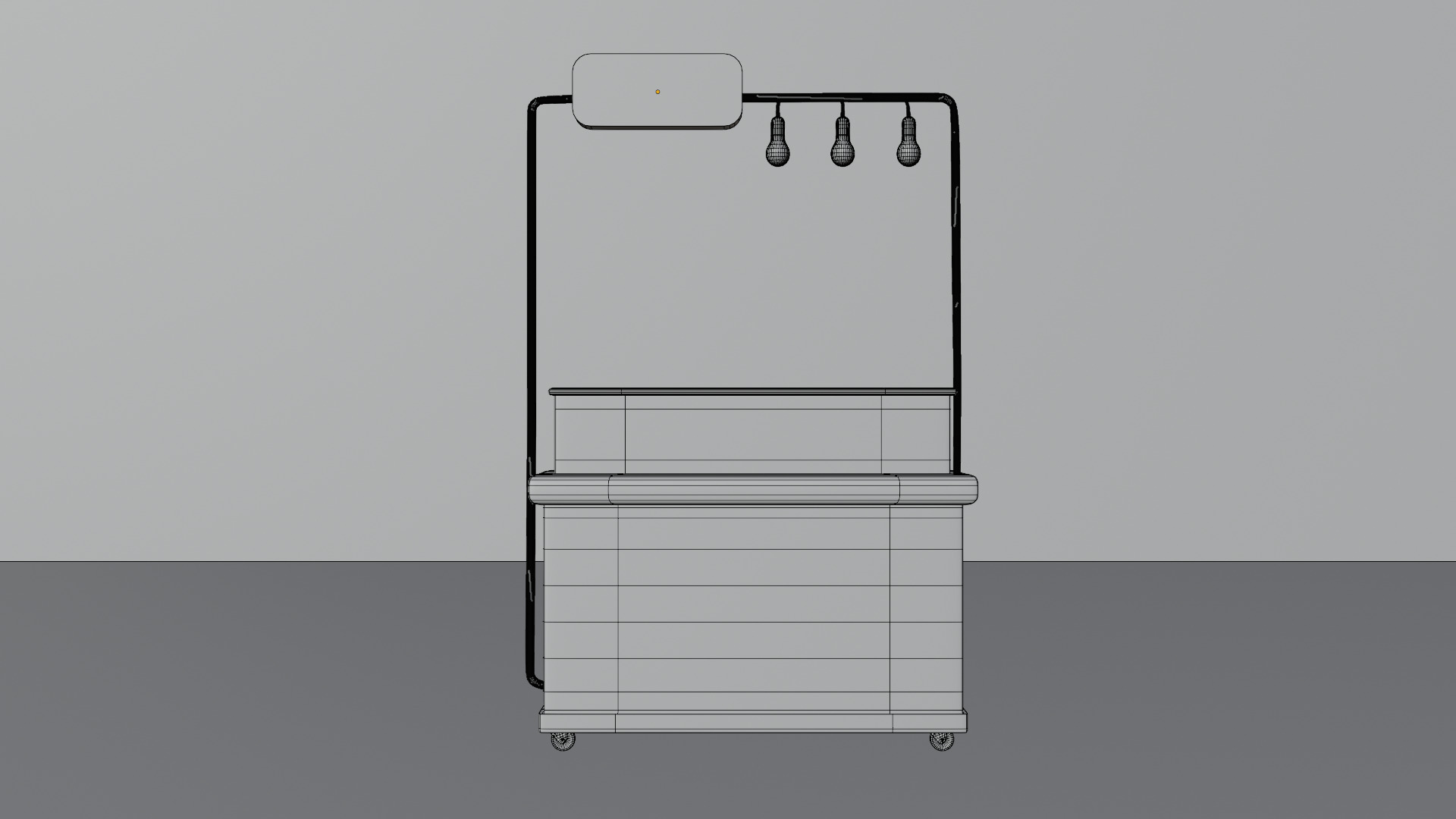 Cofee cart 3D model_5