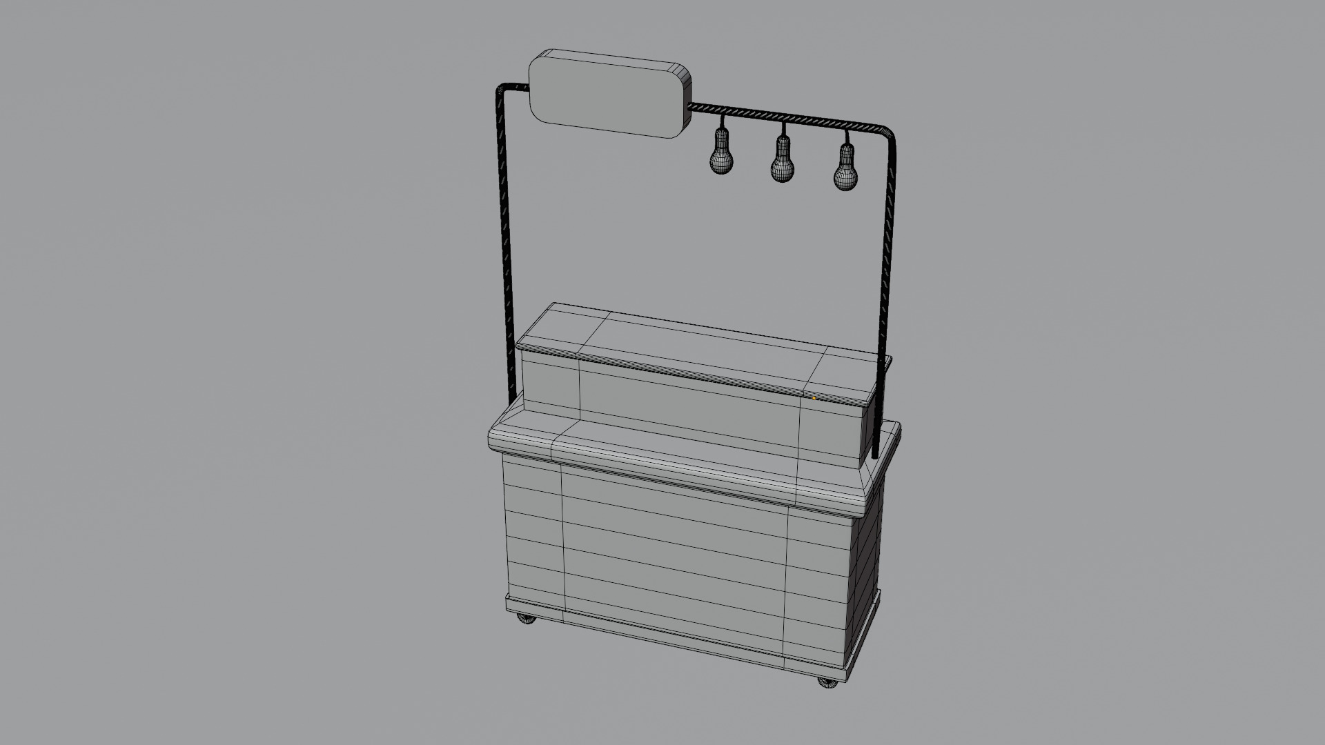 Cofee cart 3D model_6