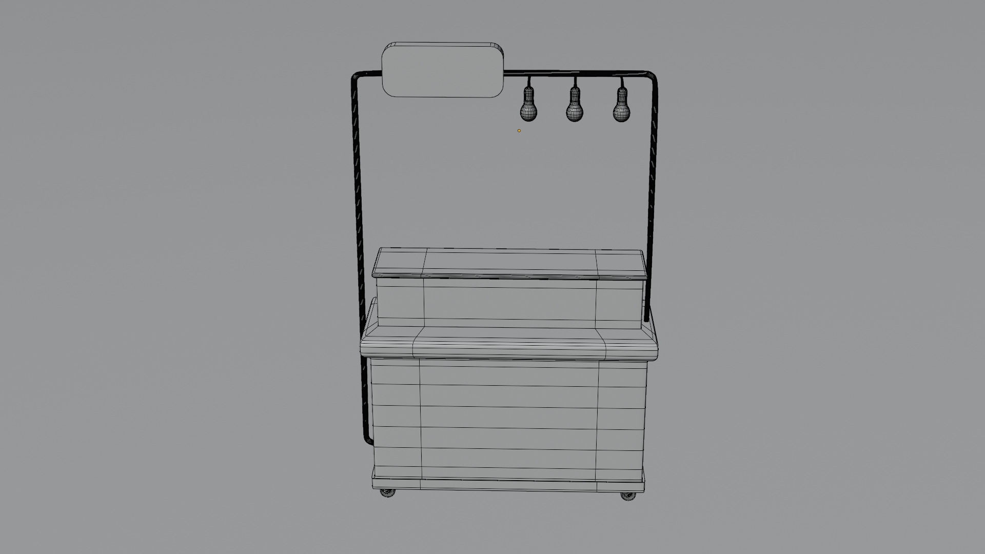 Cofee cart 3D model_7