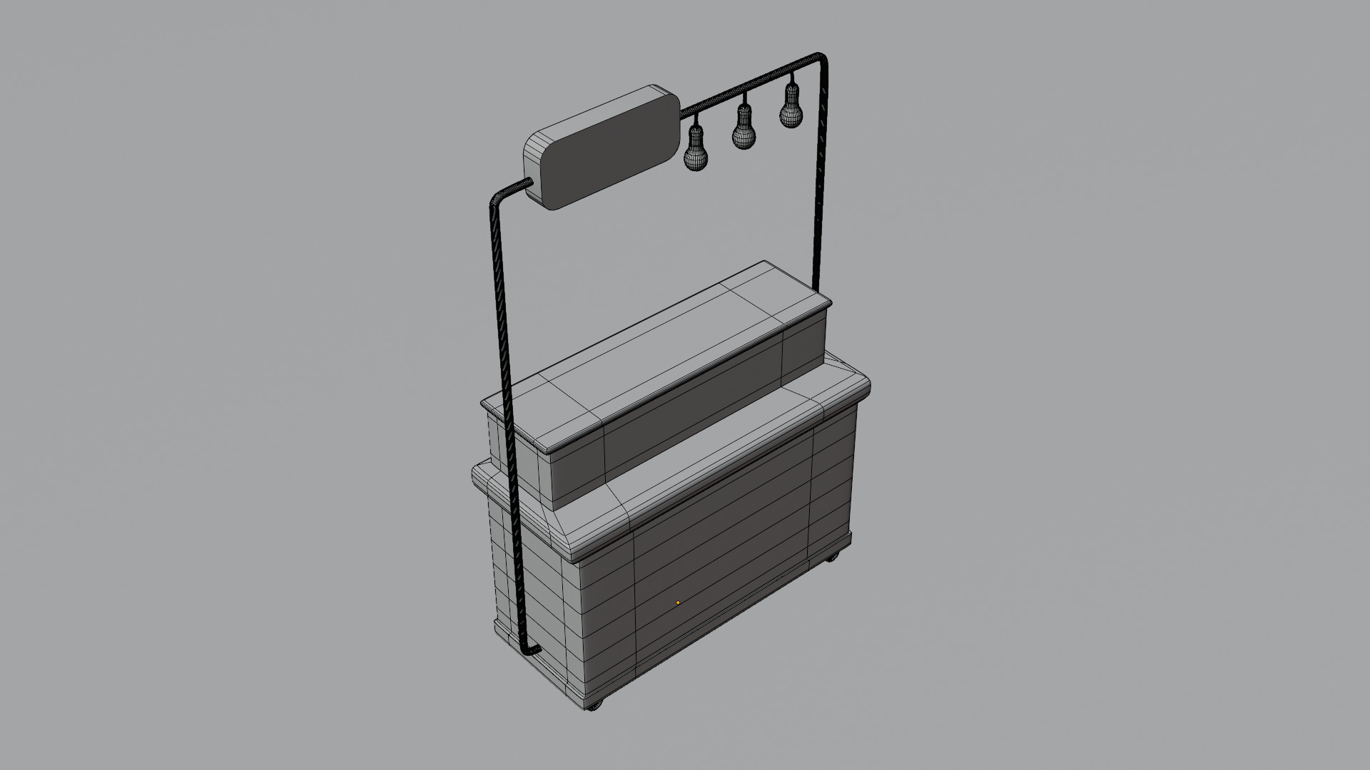 Cofee cart 3D model_8