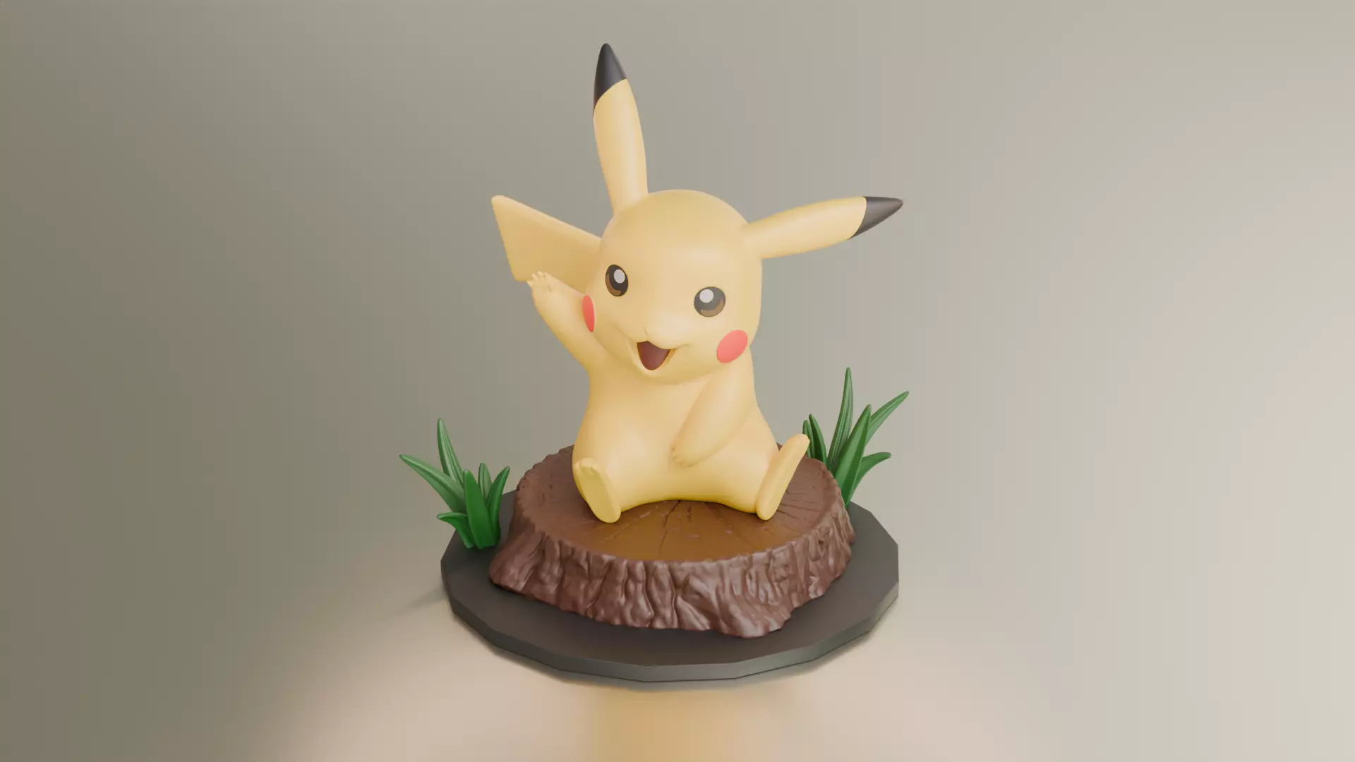 Pikachu Pokemon 3d Printable  3D print model_0