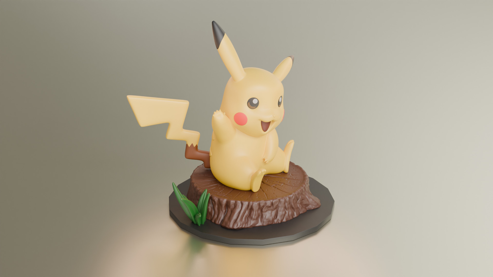 Pikachu Pokemon 3d Printable  3D print model_1