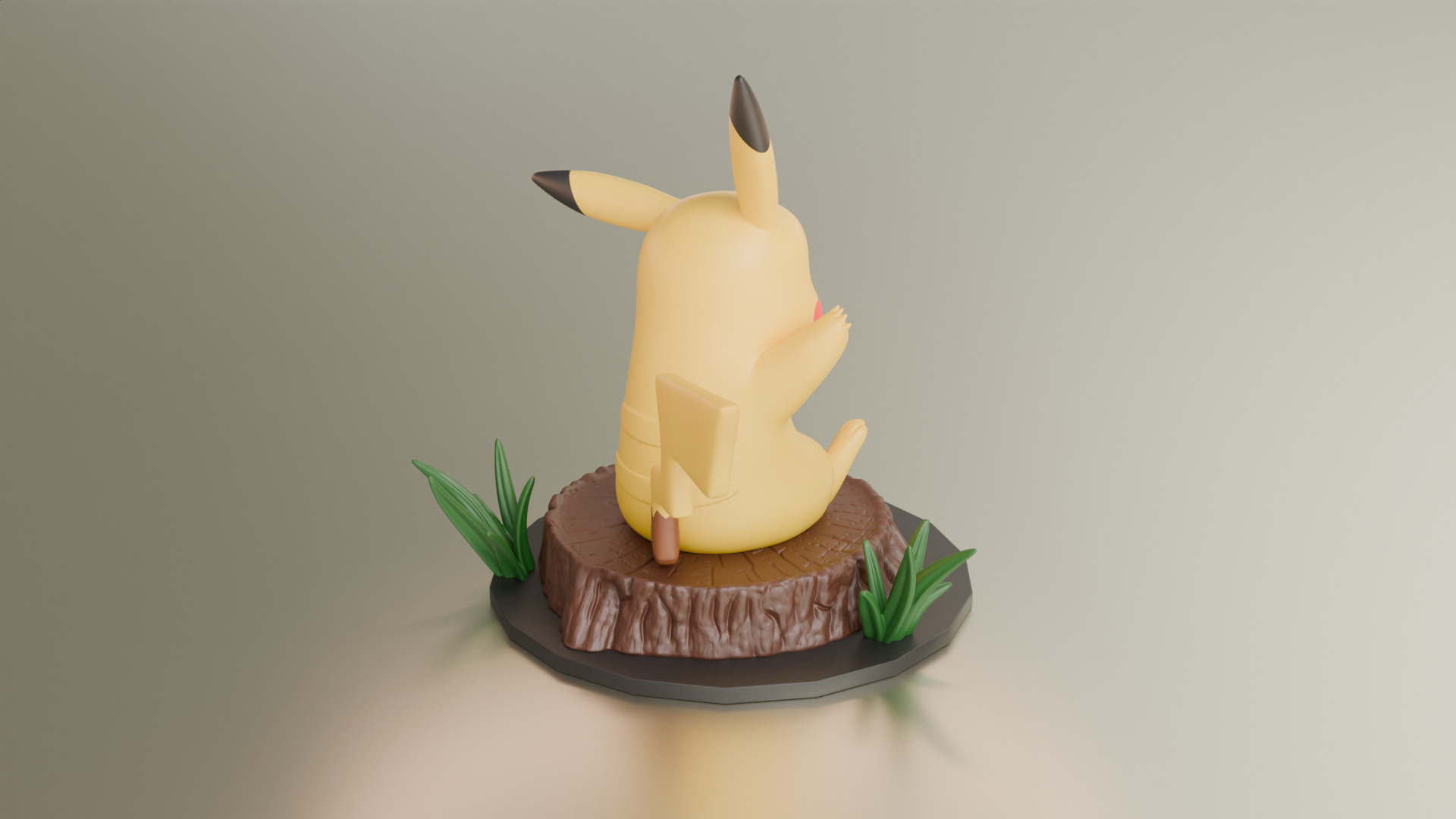 Pikachu Pokemon 3d Printable  3D print model_2