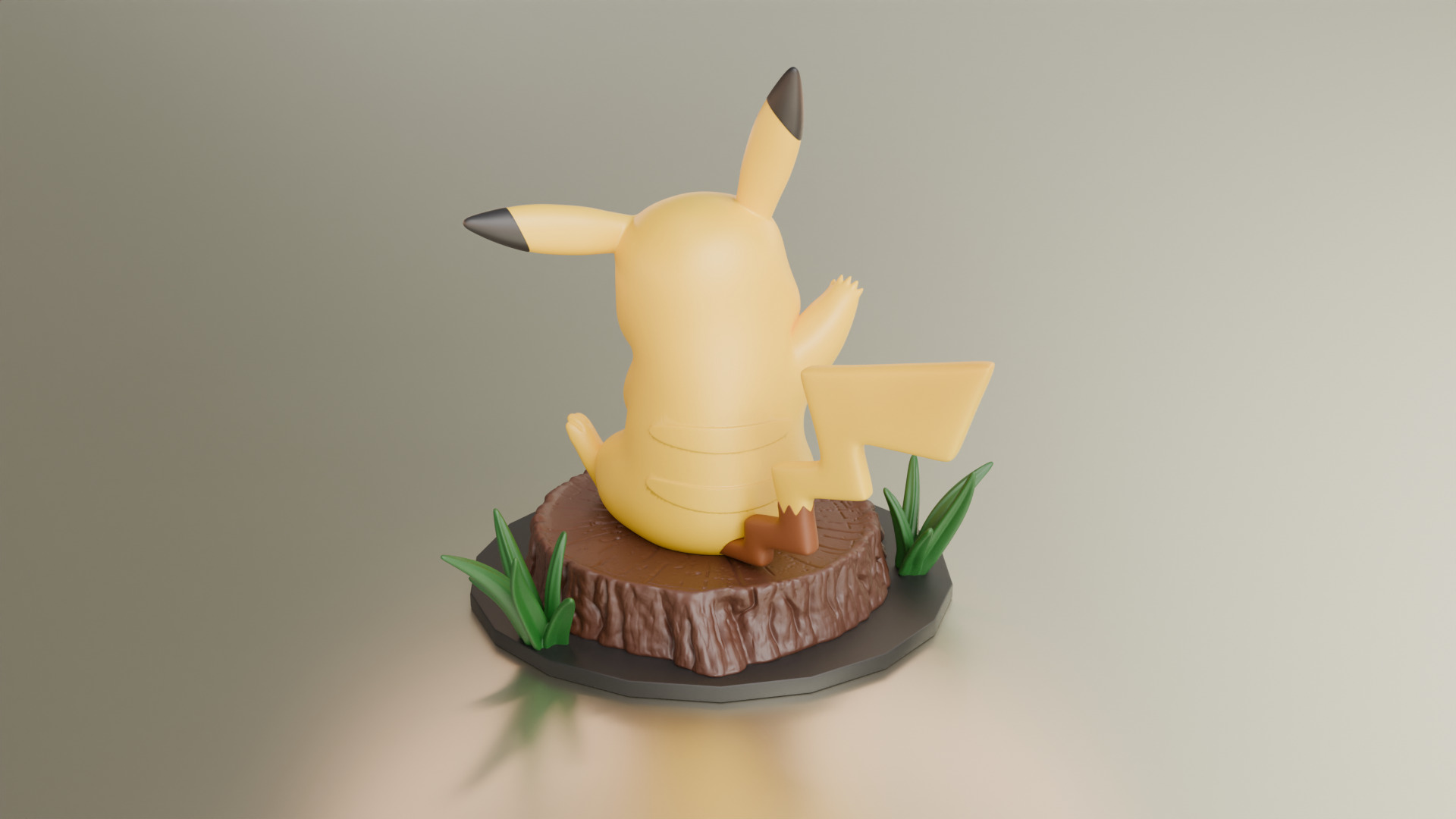 Pikachu Pokemon 3d Printable  3D print model_3