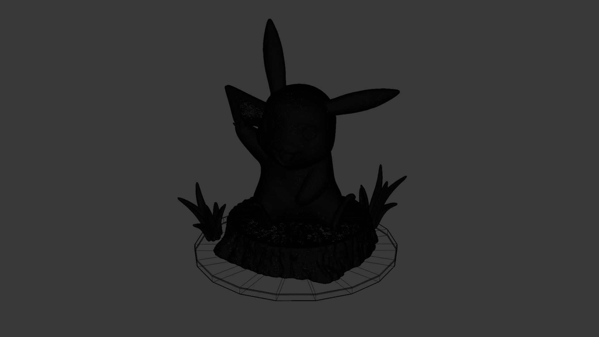 Pikachu Pokemon 3d Printable  3D print model_8