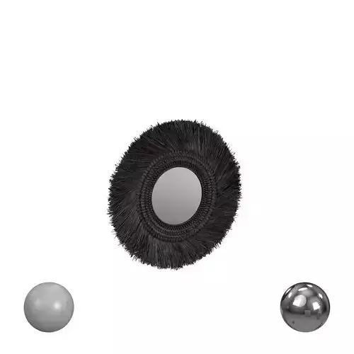 Cade Angled Brush Edge Braided Seagrass Mirror