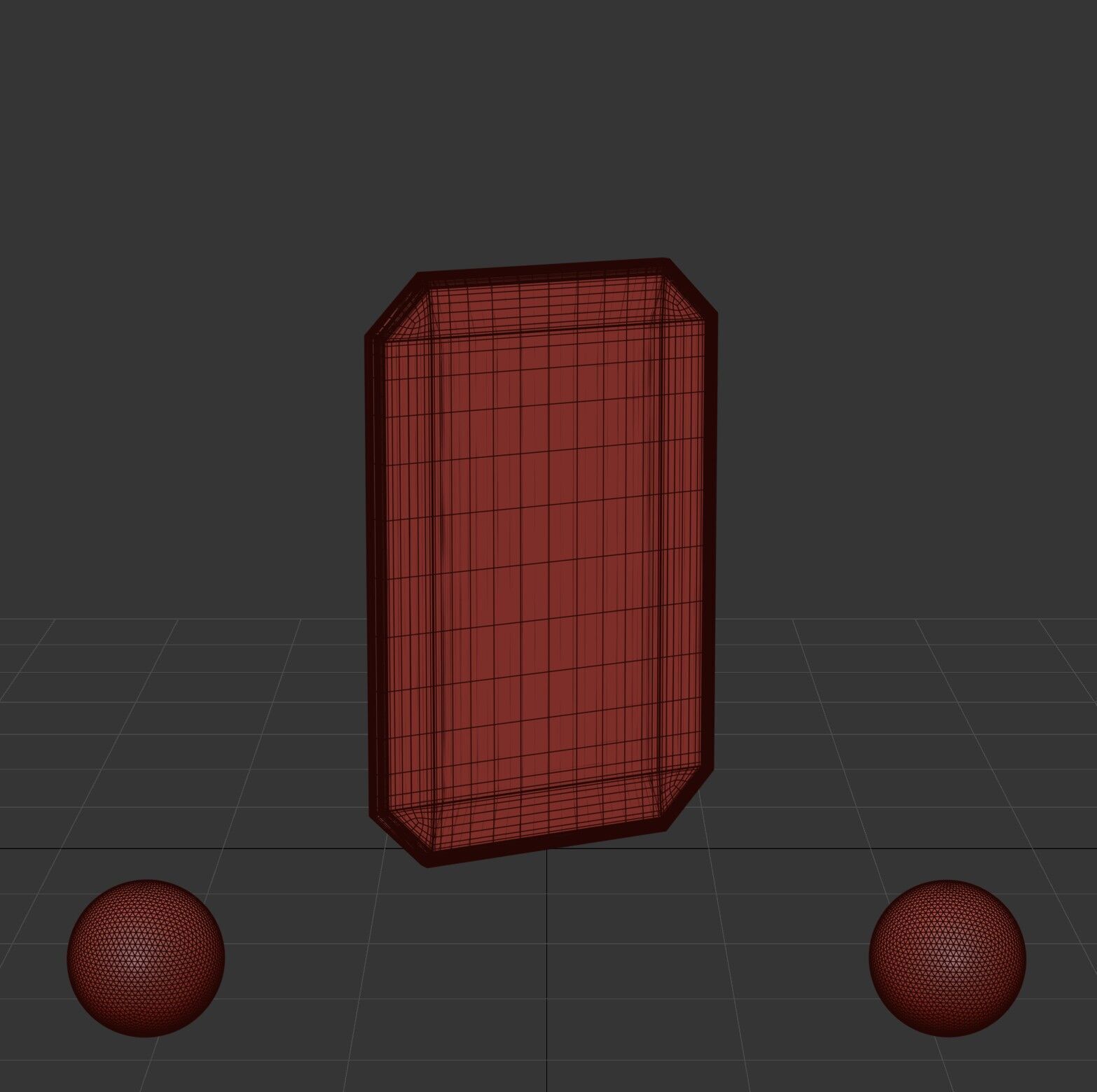 Rohe Octagonal Mirror 3D model_4