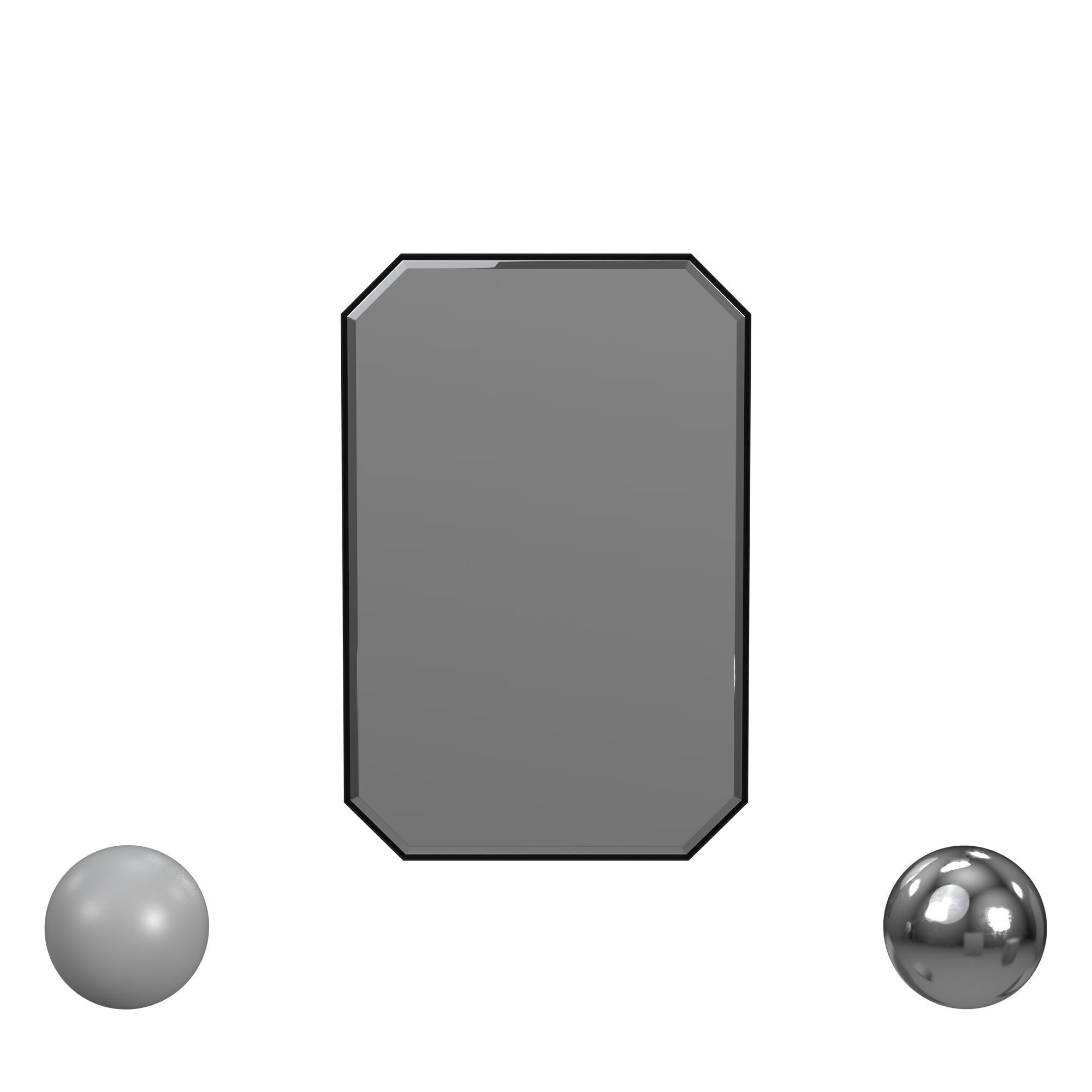 Rohe Octagonal Mirror 3D model_1