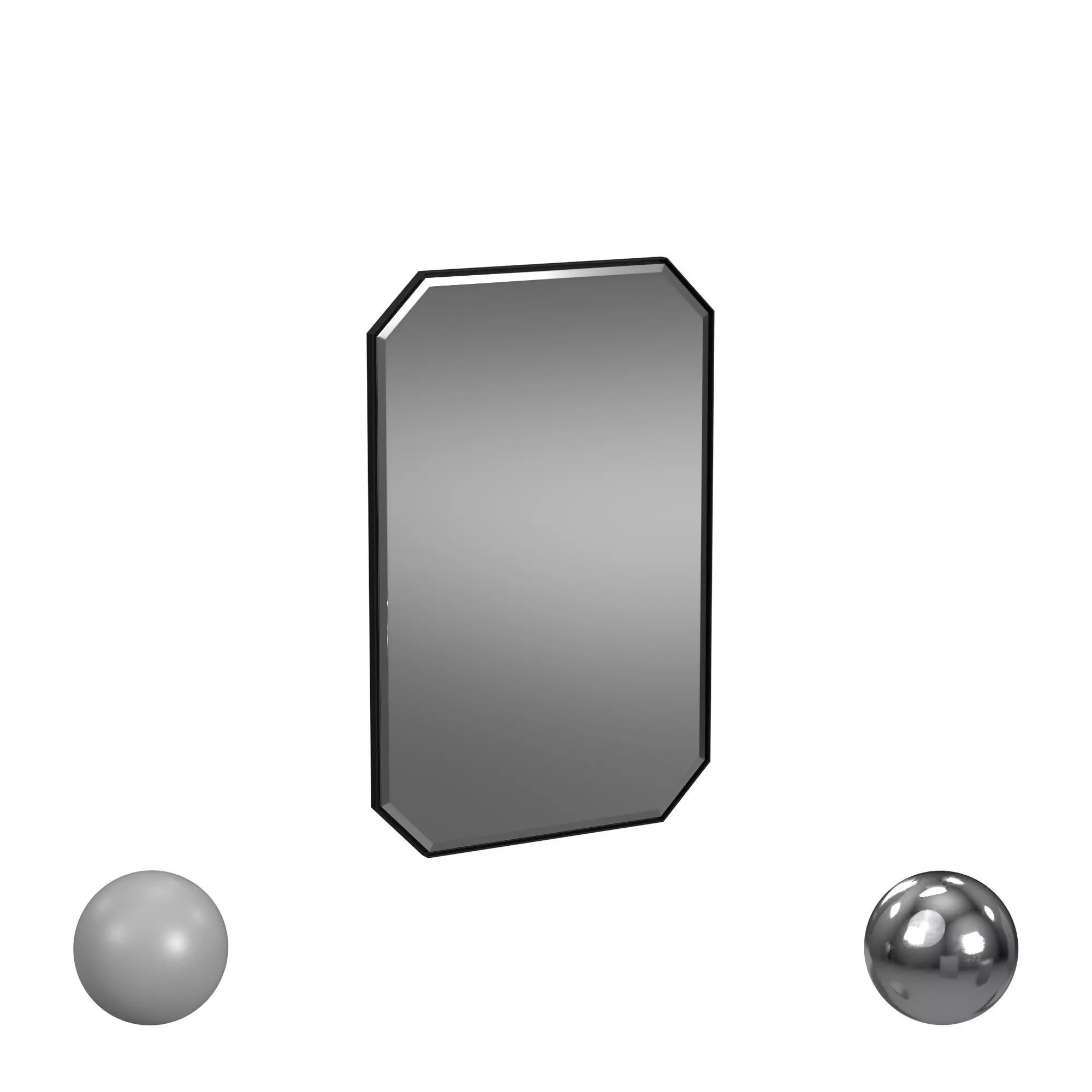 Rohe Octagonal Mirror 3D model_0