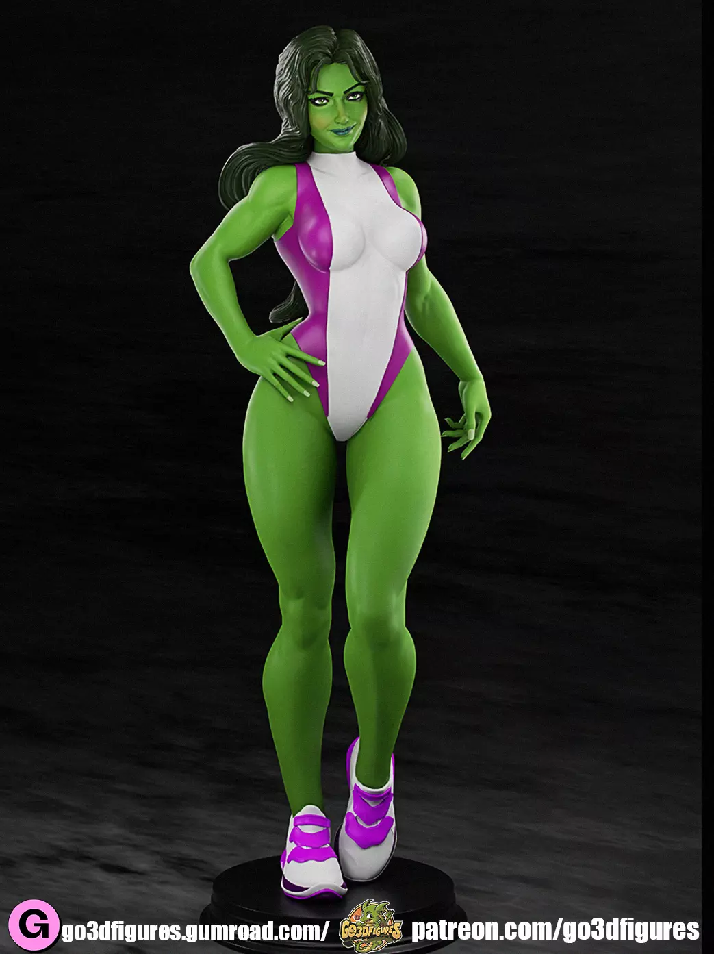 she hulk 3D print model_0