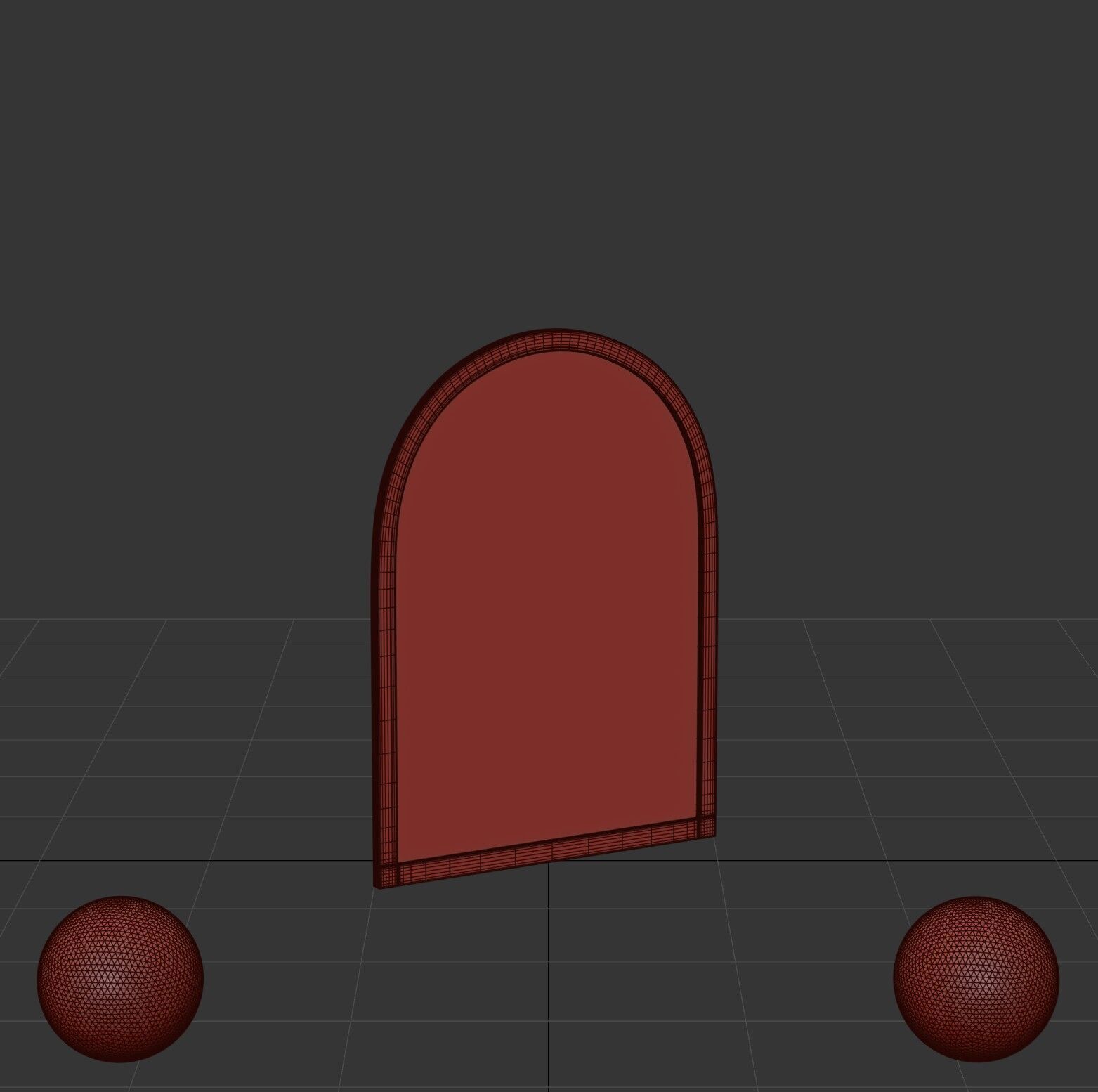 Hera Arch Mirror 3D model_4