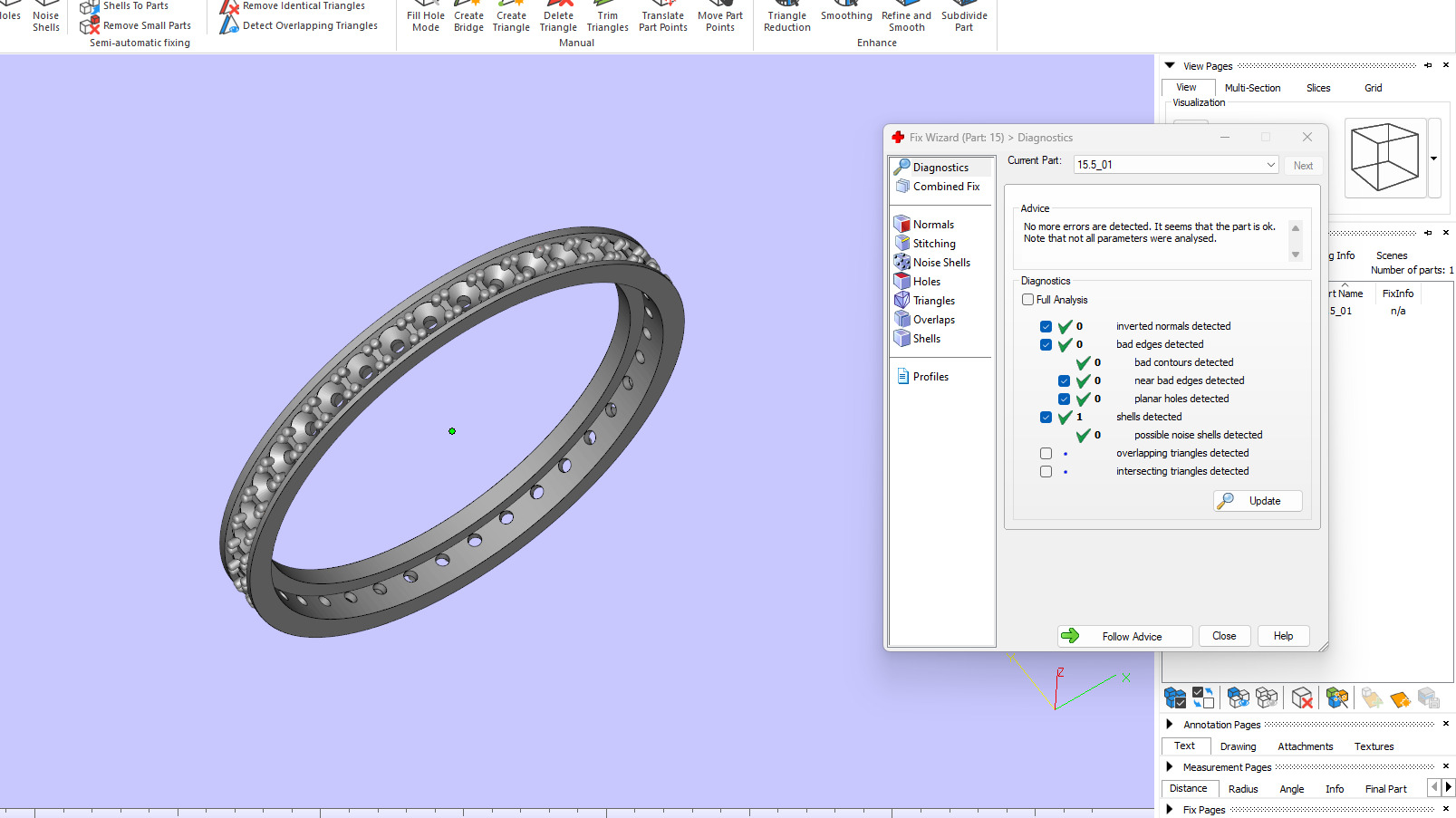 Quatre radiant edition wedding band style 3D print model_13