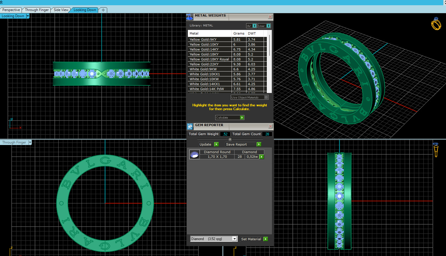 Bzero Style Rings All Sizes Collection 3D print model_10