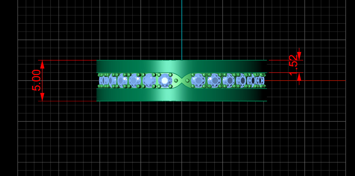 Bzero Style Rings All Sizes Collection 3D print model_5