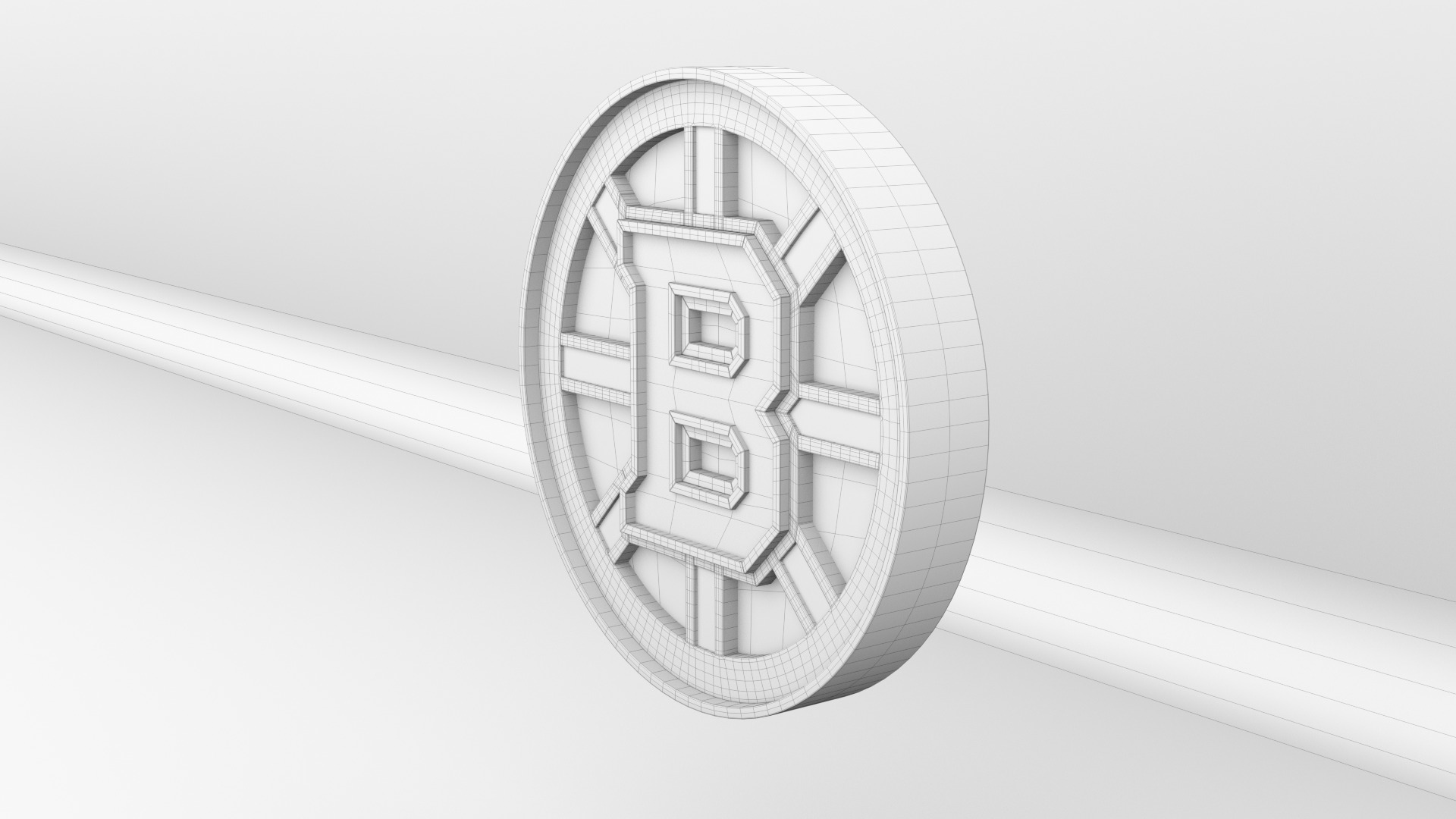 NHL Boston Bruins Team Logo 3D model_10