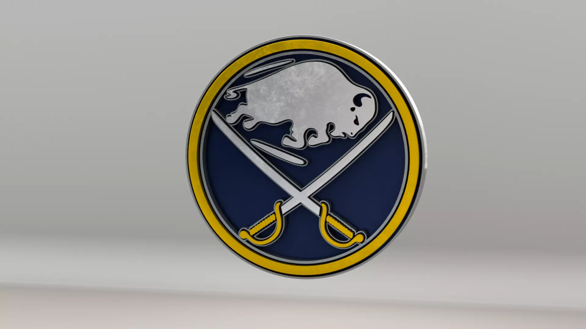 NHL Buffalo Sabres Team Logo 3D model_0