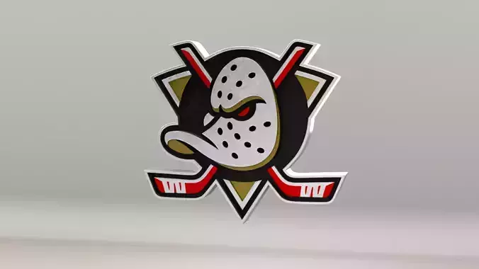 NHL Anahein Ducks Team Logo 3D model