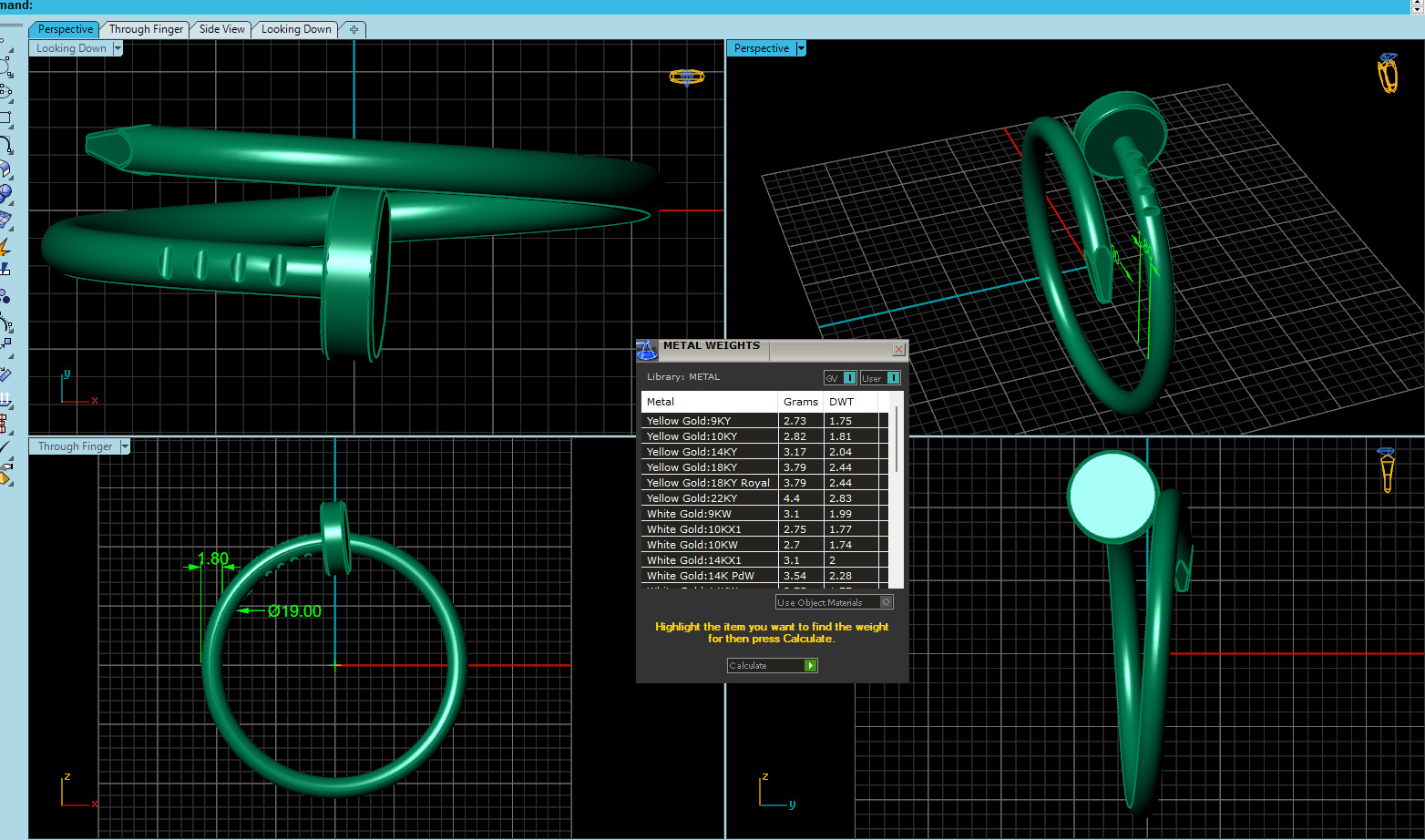 Nail Rings style All Sizes Collection 3D print model_14
