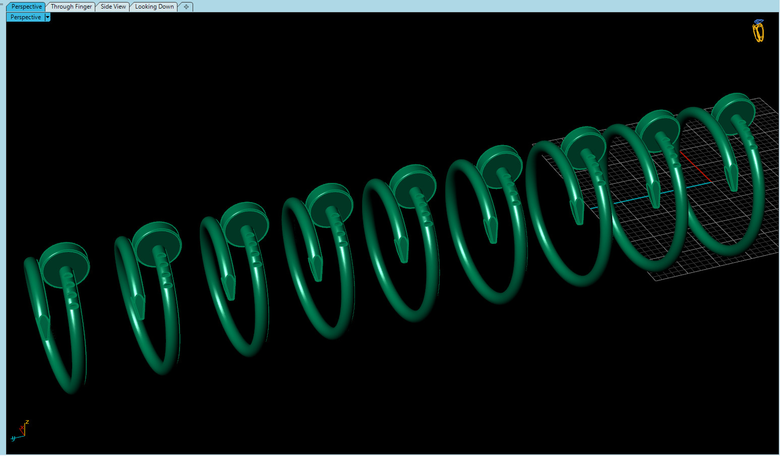 Nail Rings style All Sizes Collection 3D print model_12