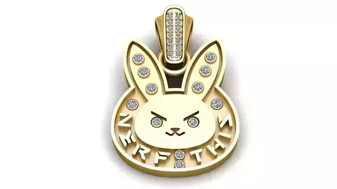 THIS NERF PENDANT 3D PRINABLE MODEL  3D print model