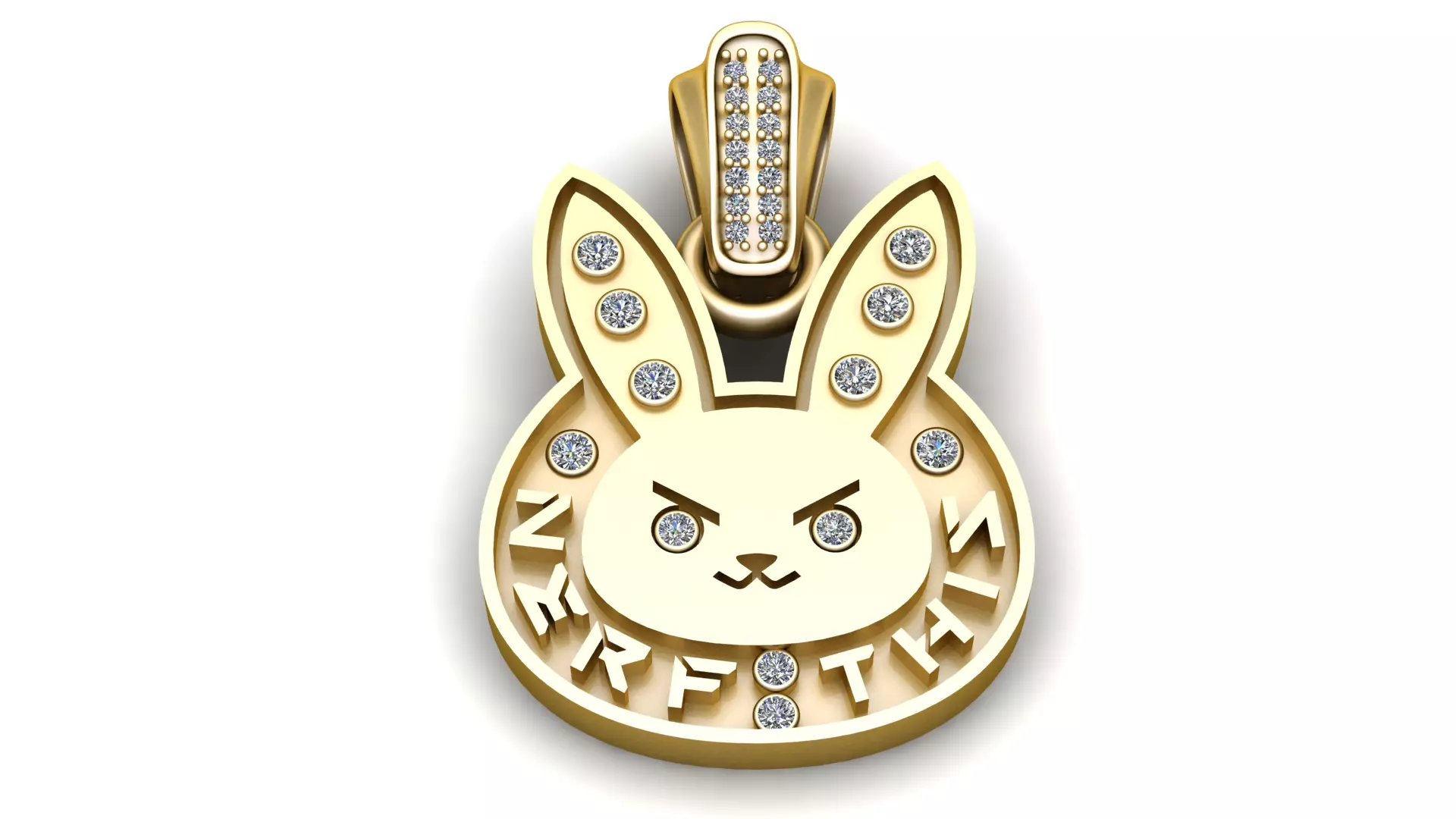 THIS NERF PENDANT 3D PRINABLE MODEL 3D print model