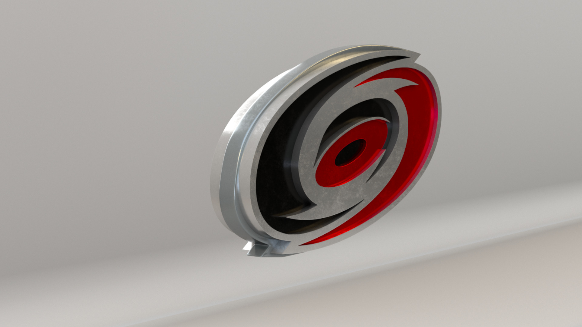 NHL Carolina Hurricanes Team Logo 3D model_7