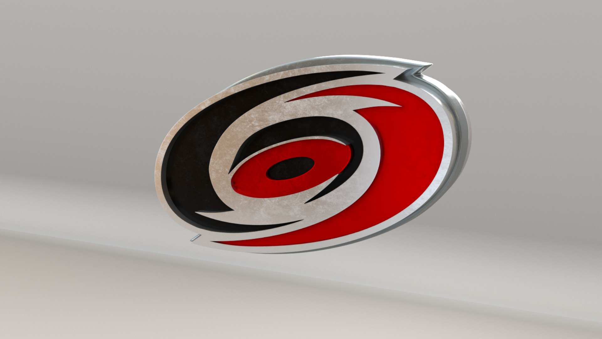 NHL Carolina Hurricanes Team Logo 3D model_3